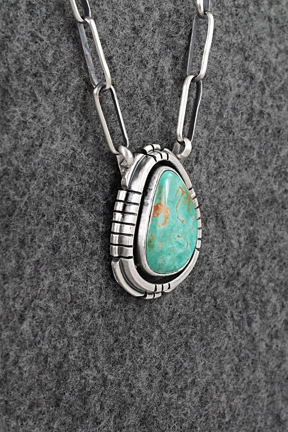 Turquoise & Sterling Silver Necklace - Daniel Benally