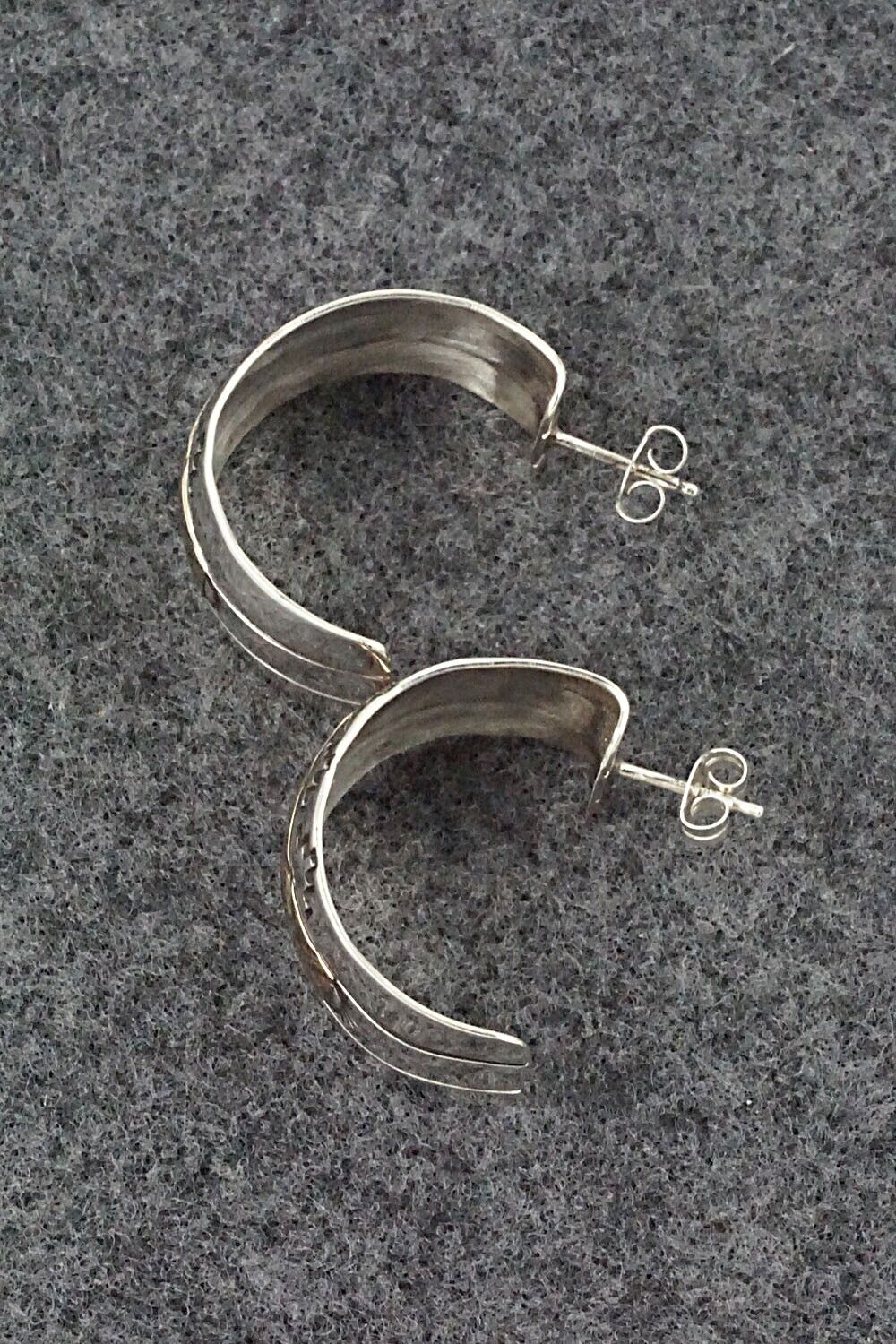 Sterling Silver & Gold Fill Hoop Earrings - Bruce Morgan