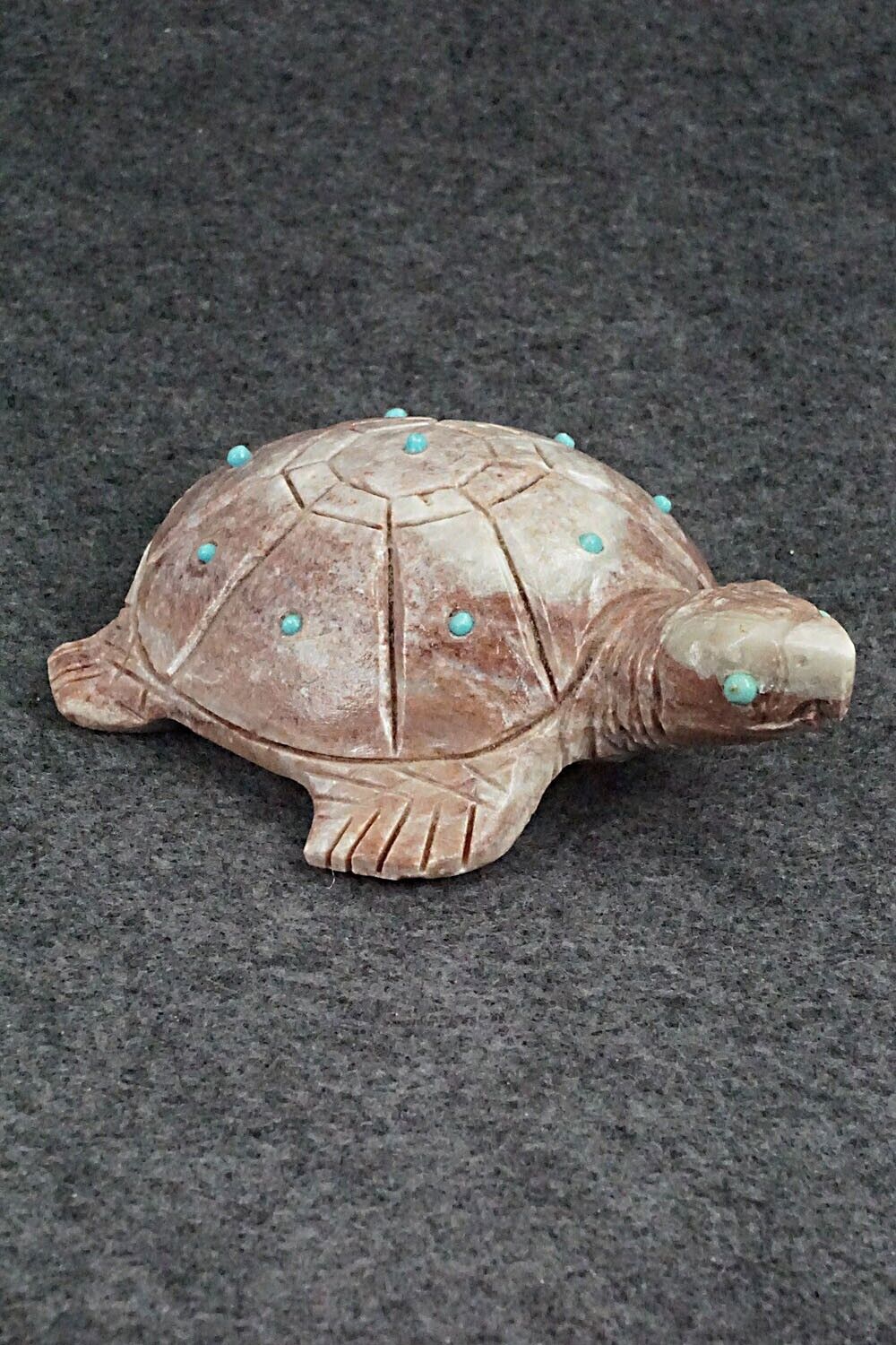 Sea Turtle Zuni Fetish Carving - Chris Nastacio