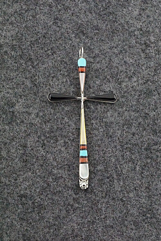 Multi-Stone & Sterling Silver Pendant - Sylvester Noche