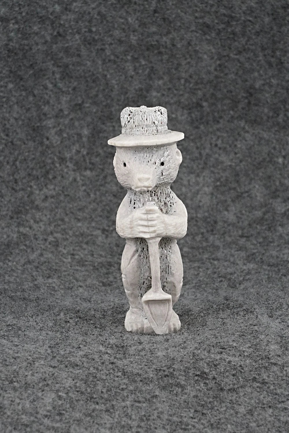 Smokey Bear Zuni Fetish Carving - Chris Peina