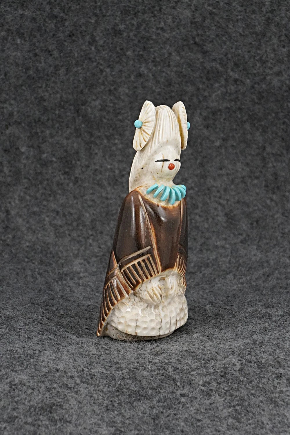 Corn Maiden Zuni Fetish Carving - Claudia Peina