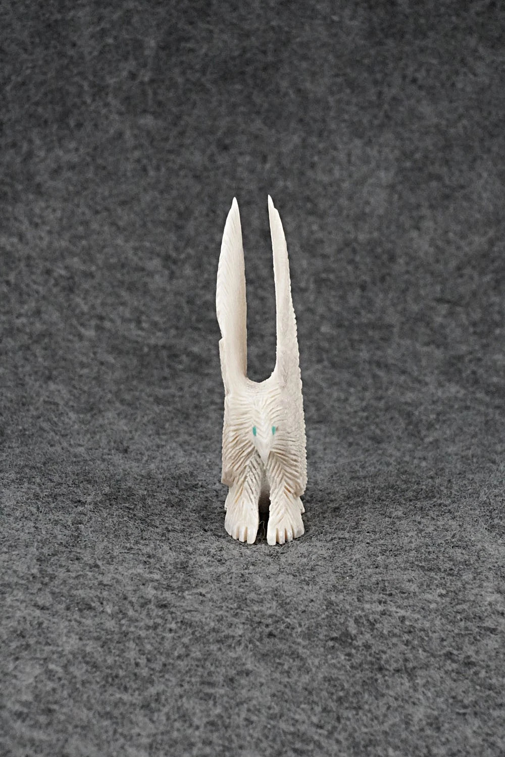 Eagle Zuni Fetish Carving - Justin Hustito
