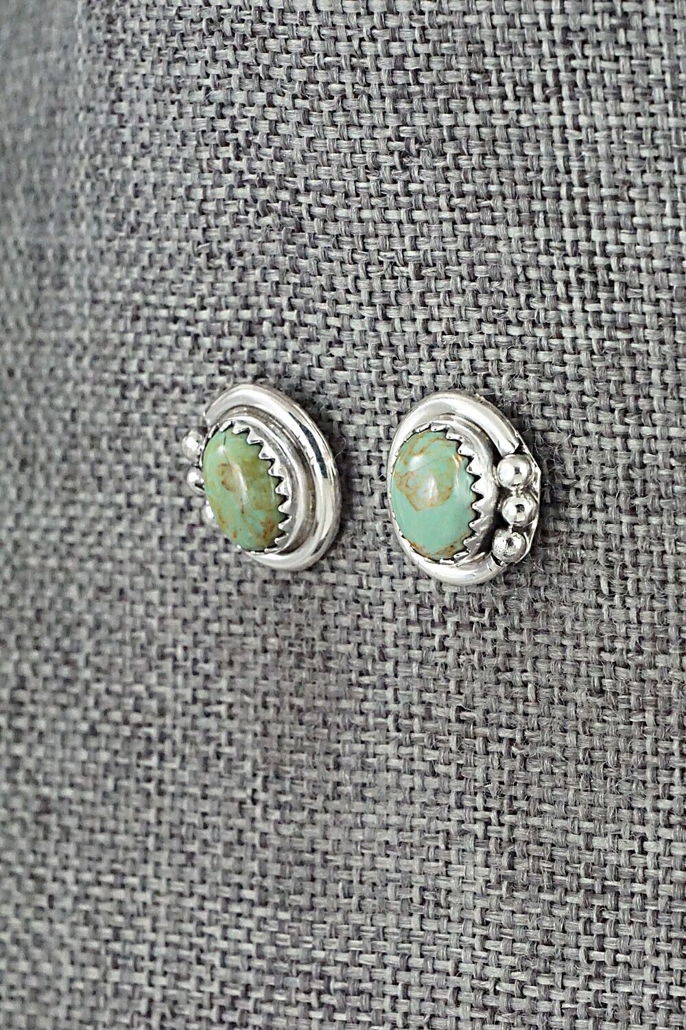 Turquoise & Sterling Silver Earrings - Rita Largo