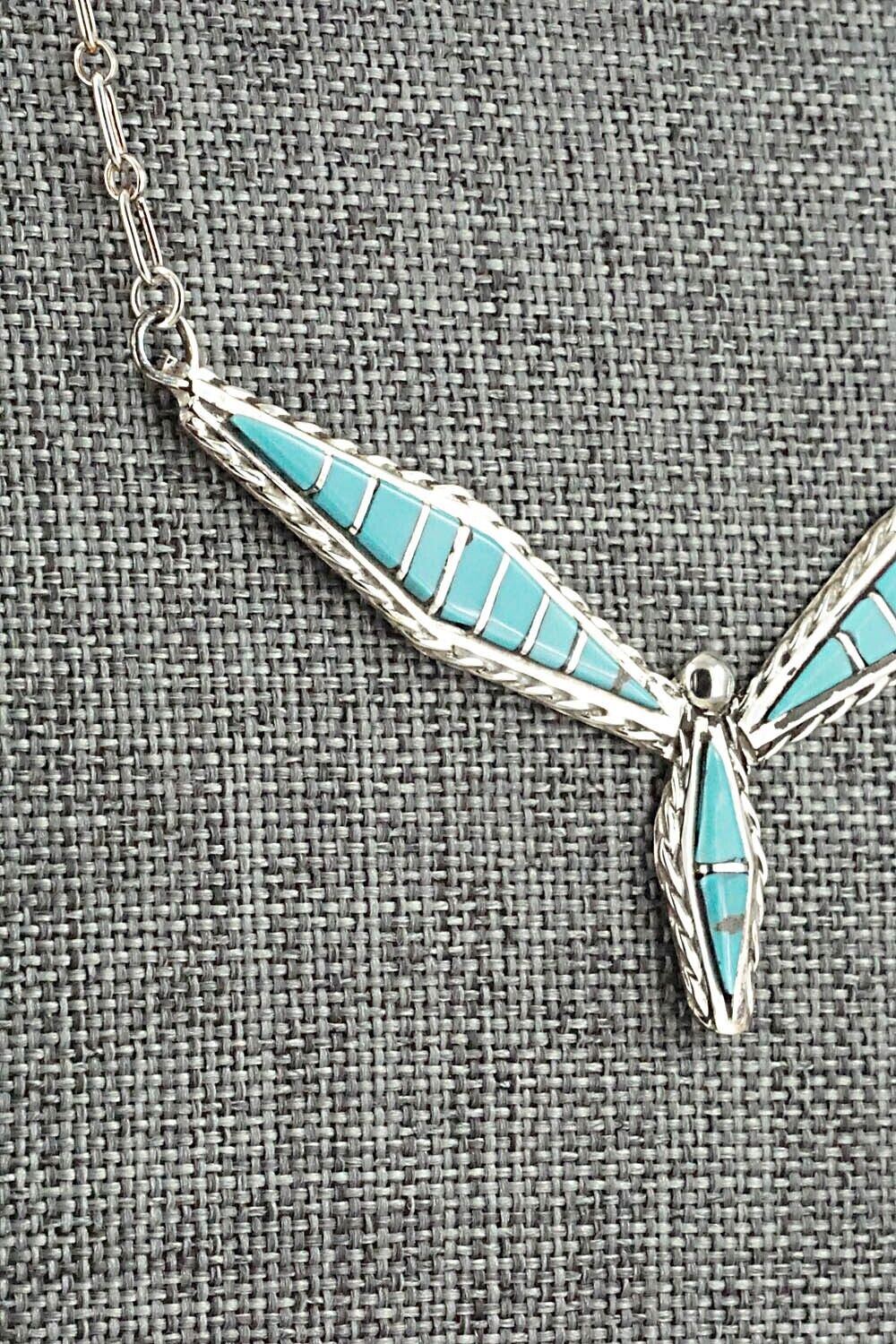 Turquoise & Sterling Silver Necklace - Malcolm Chavez