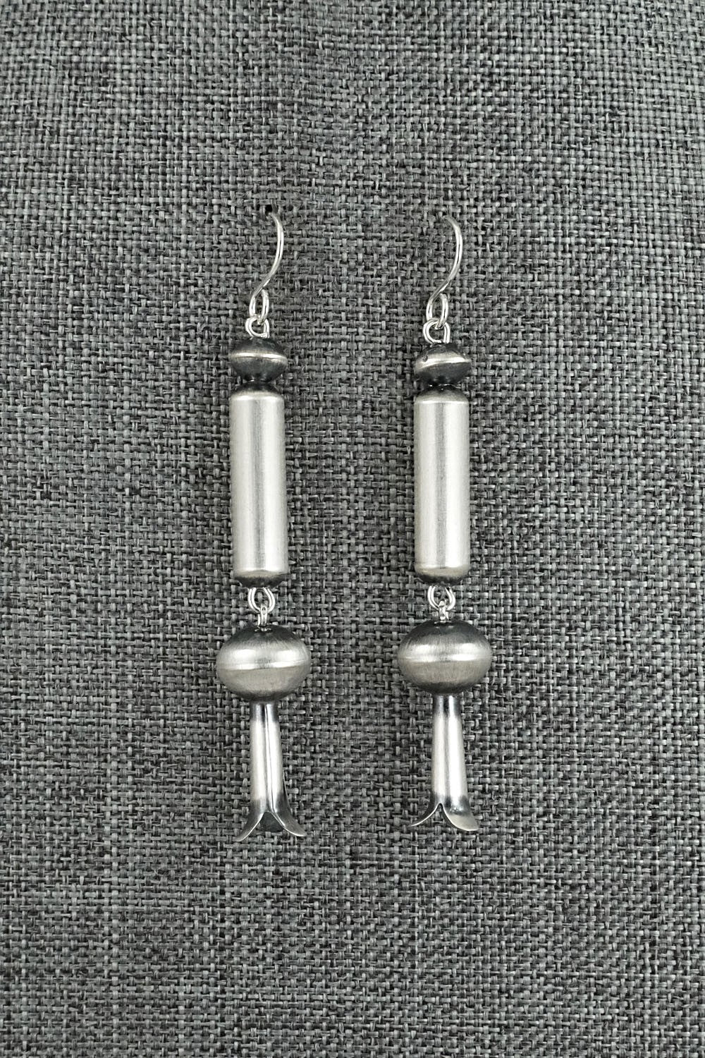 Sterling Silver Navajo Pearl Earrings - Tonisha Haley