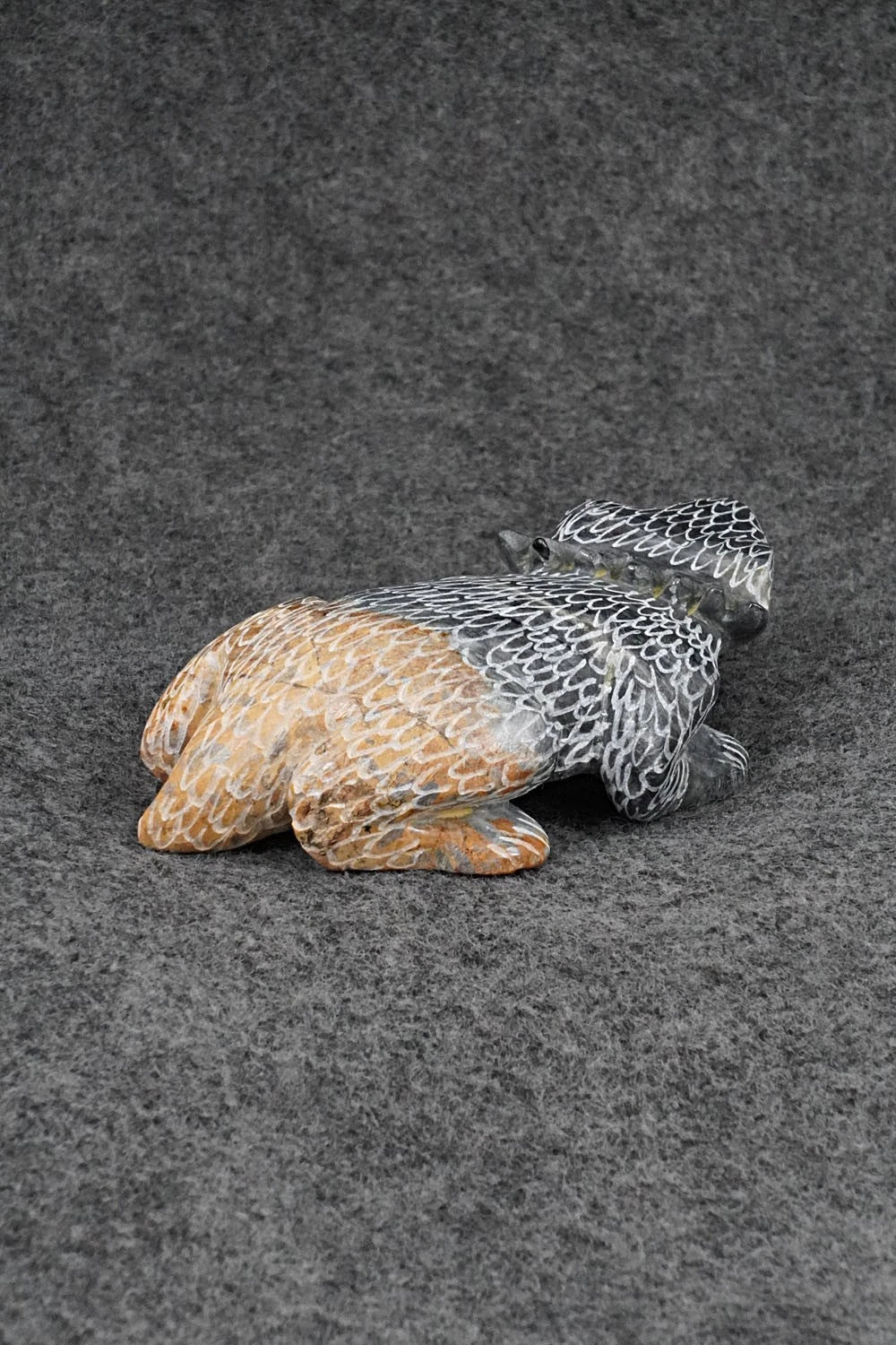 Horned Toad Zuni Fetish Carving - Nelson Yatsattie