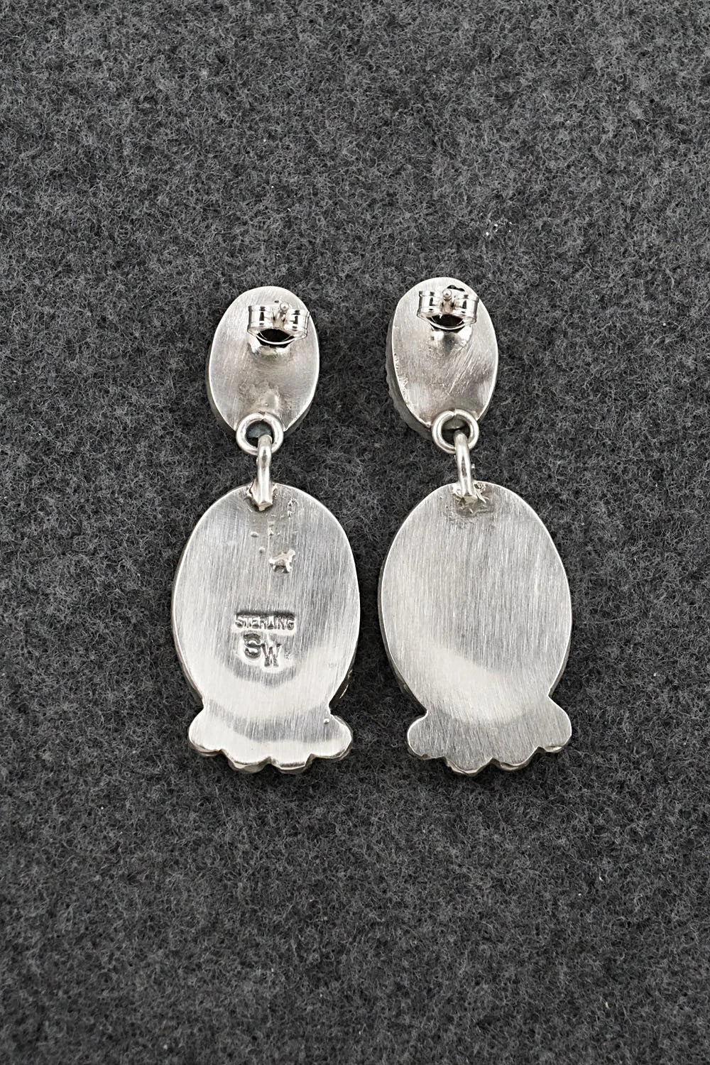 Turquoise & Sterling Silver Earrings - Selina Warner