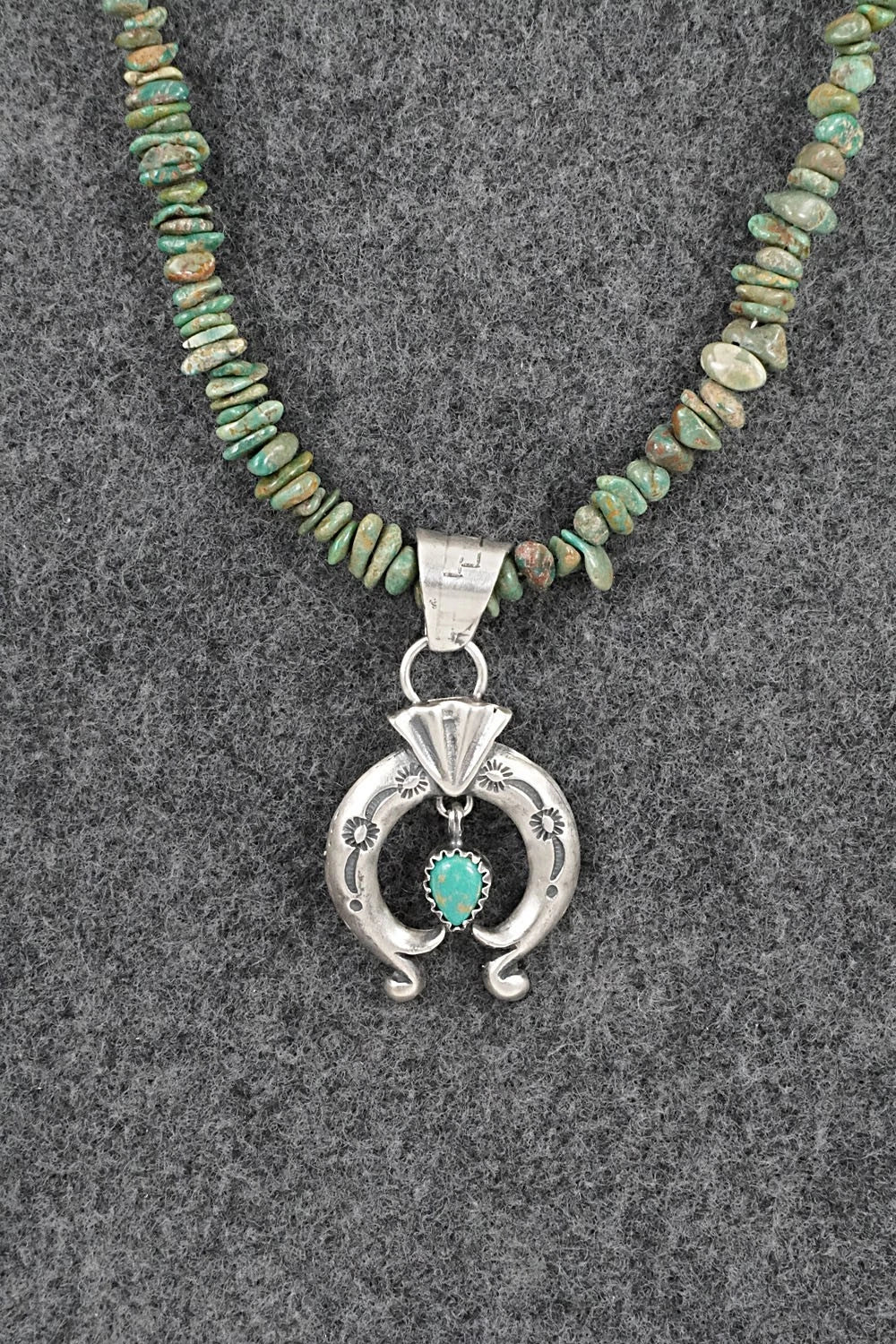 Turquoise & Sterling Silver Necklace - Sharon McCarthy