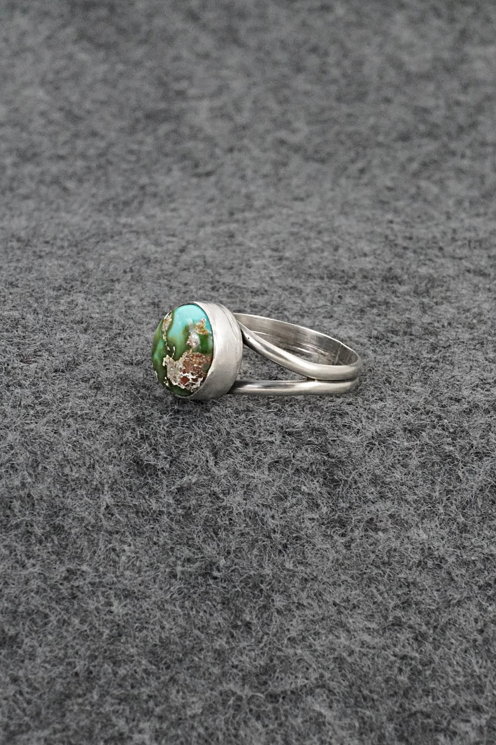 Turquoise & Sterling Silver Ring - Rosemary Saunders - Size 5
