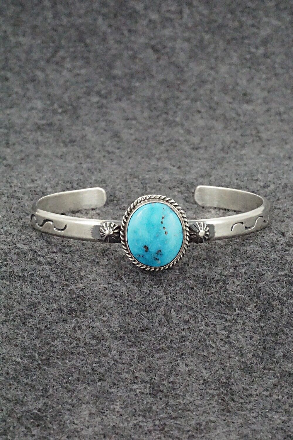 Turquoise & Sterling Silver Bracelet - Samuel Yellowhair