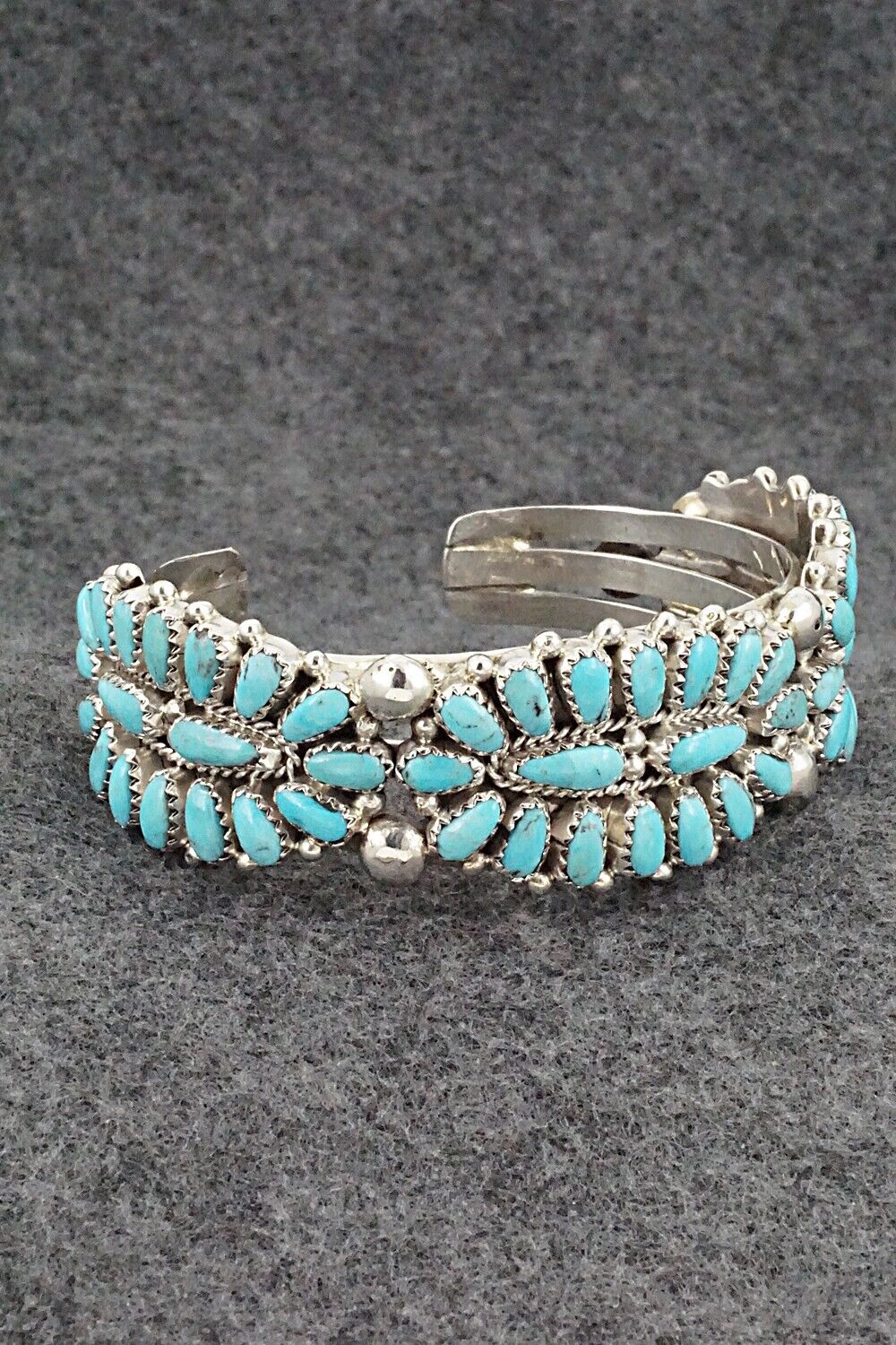 Turquoise & Sterling Silver Bracelet - Jaz Wilson