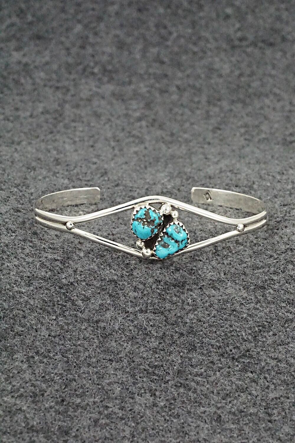 Turquoise & Sterling Silver Bracelet - Delores Jansen