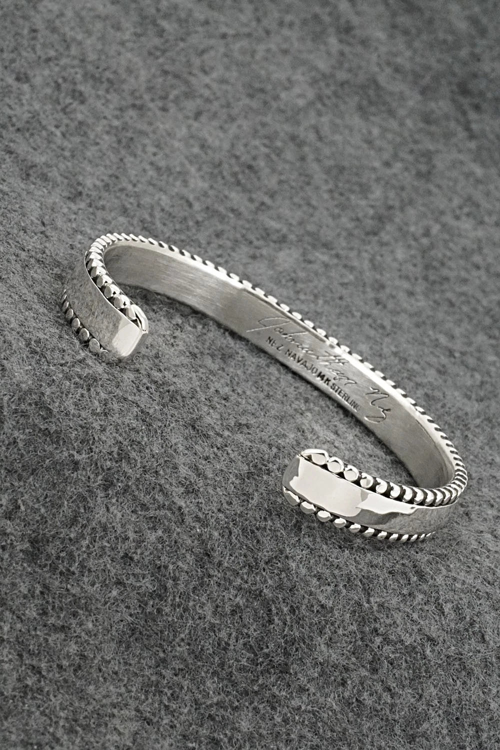 Sterling Silver and 14k Gold Bracelet - Jonathan Nez