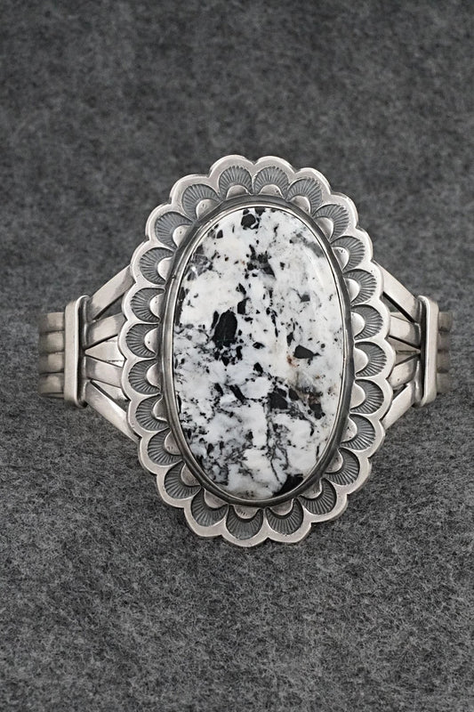 White Buffalo & Sterling Silver Bracelet - Randy Boyd