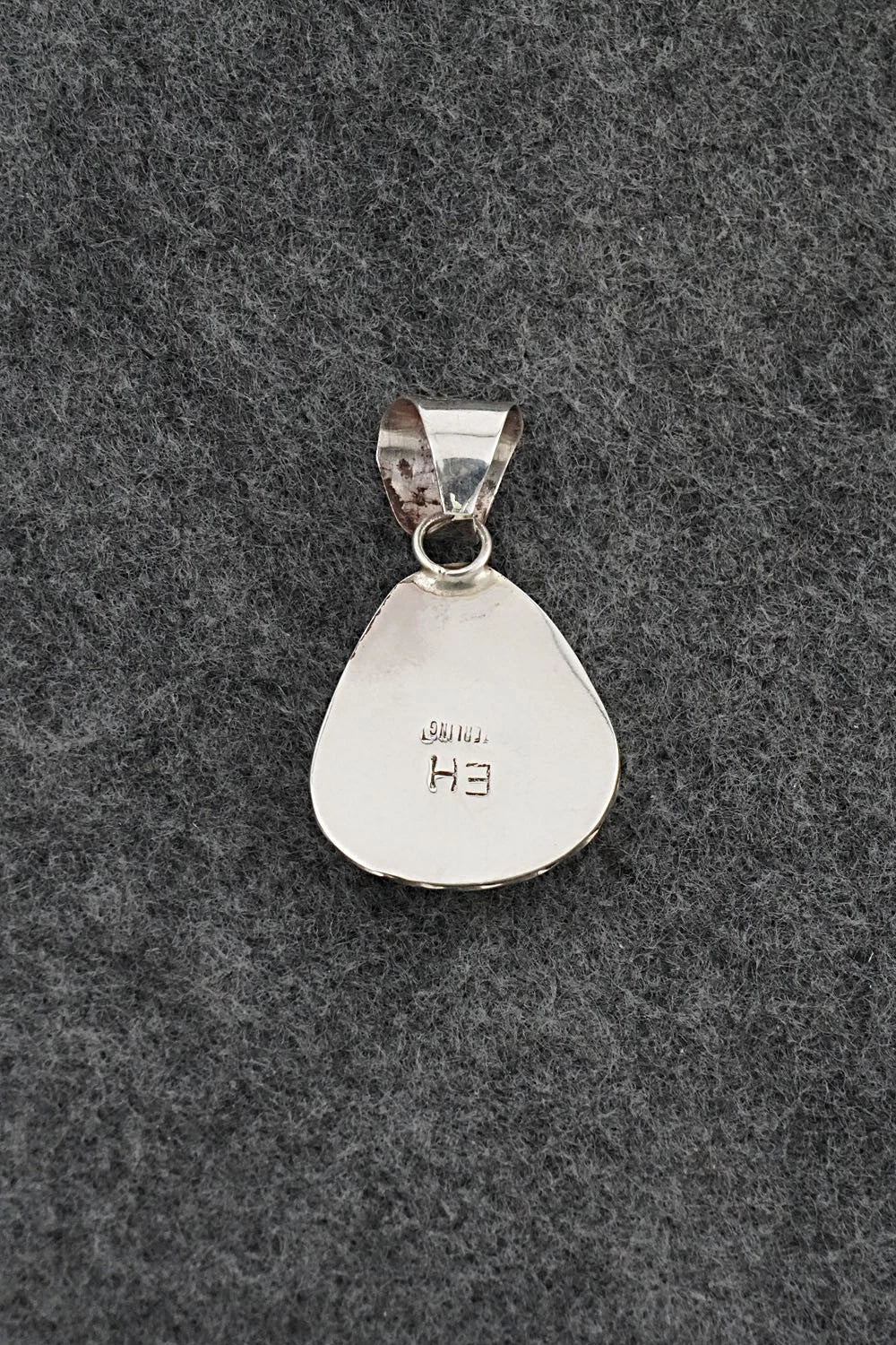 White Buffalo & Sterling Silver Pendant - Ernest Hawthorne