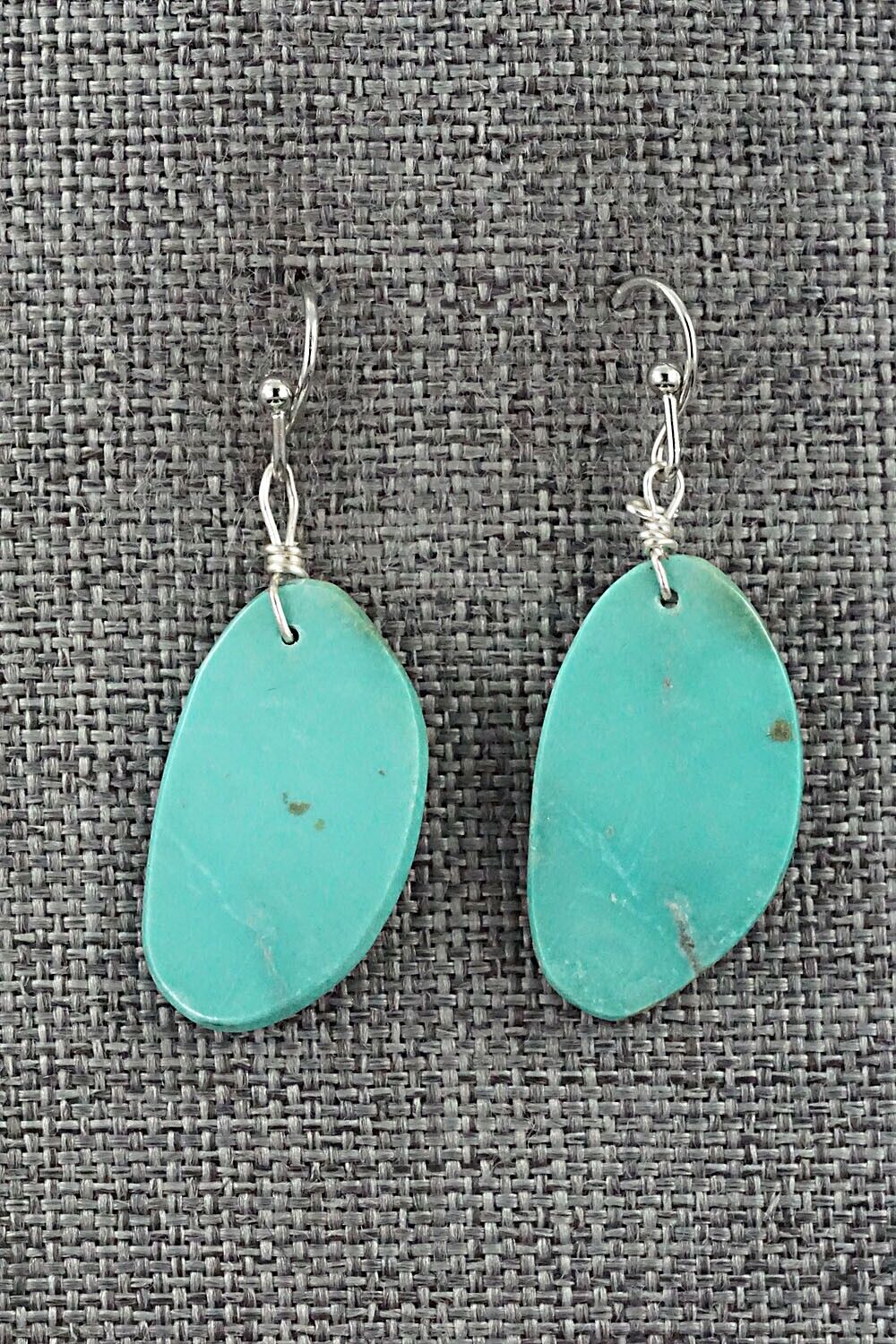 Turquoise & Sterling Silver Earrings - Joe Garcia