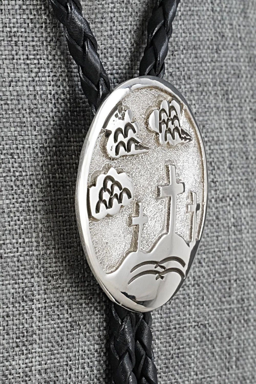 Sterling Silver Bolo Tie - Roger John
