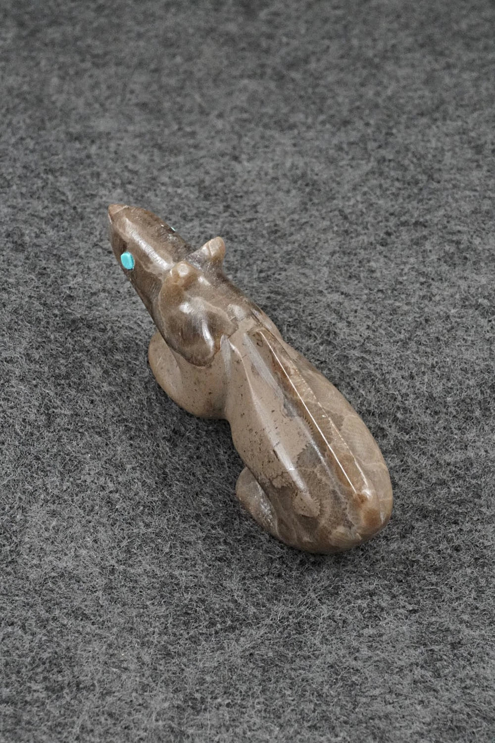 Mountain Lion Zuni Fetish Carving - Ronnie Lunasee