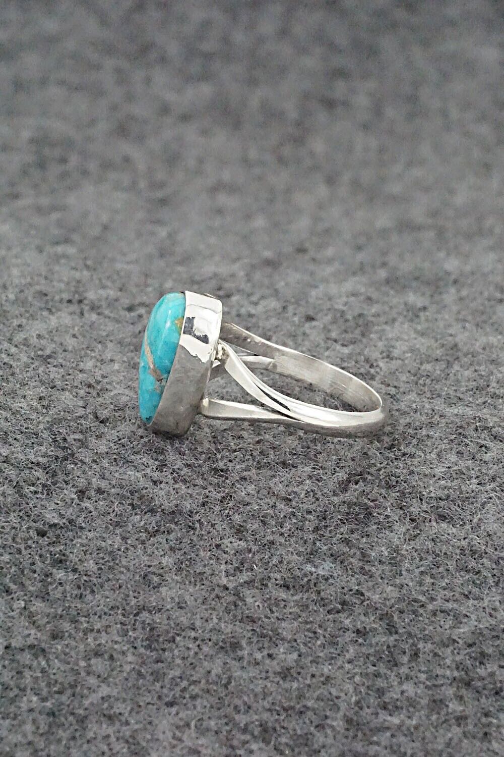 Turquoise & Sterling Silver Ring - Theresa Smith - Size 6