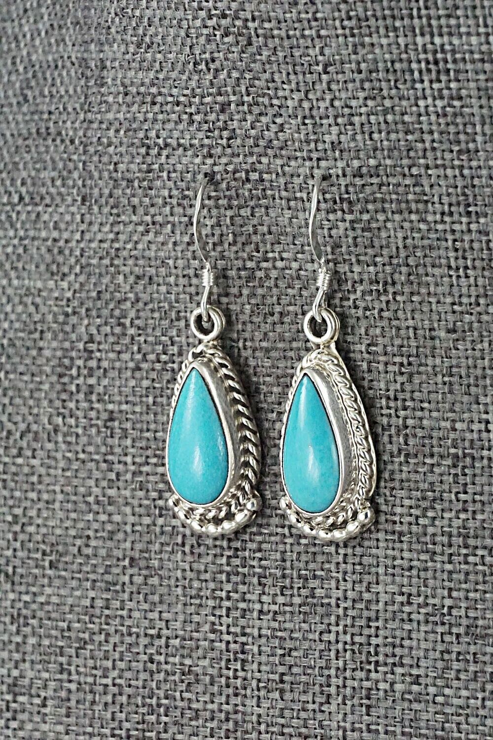 Turquoise and Sterling Silver Earrings - Sharon McCarthy