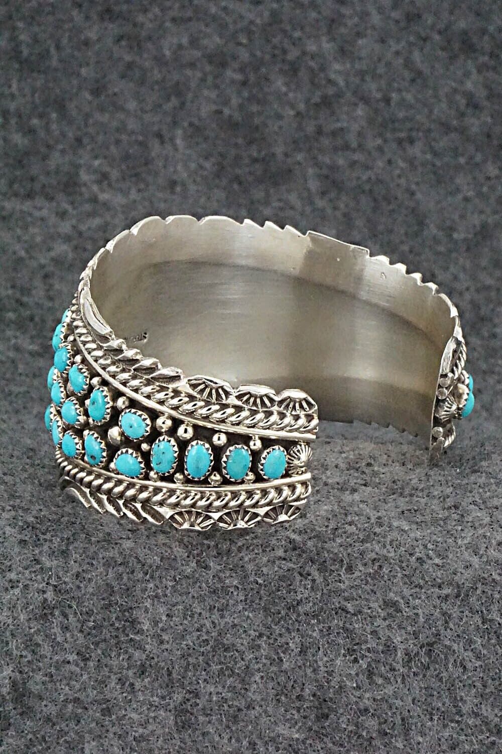 Turquoise & Sterling Silver Bracelet - Tina Jones
