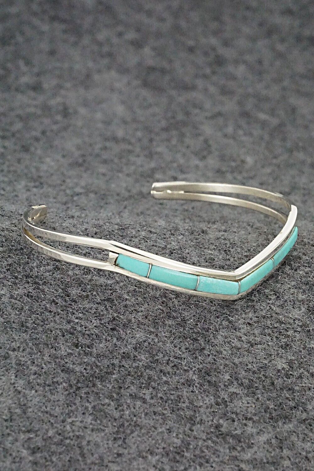 Turquoise & Sterling Silver Bracelet - Jamie Johnson