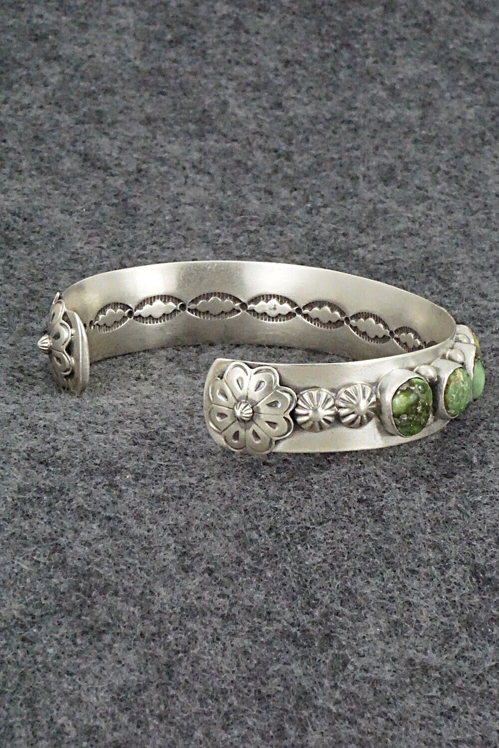 Turquoise & Sterling Silver Bracelet - Tom Lewis