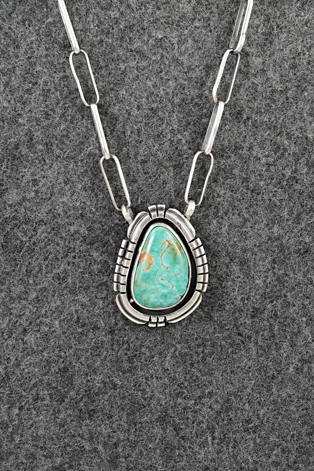 Turquoise & Sterling Silver Necklace - Daniel Benally
