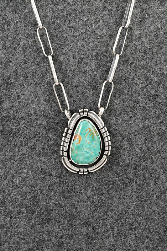 Turquoise & Sterling Silver Necklace - Daniel Benally