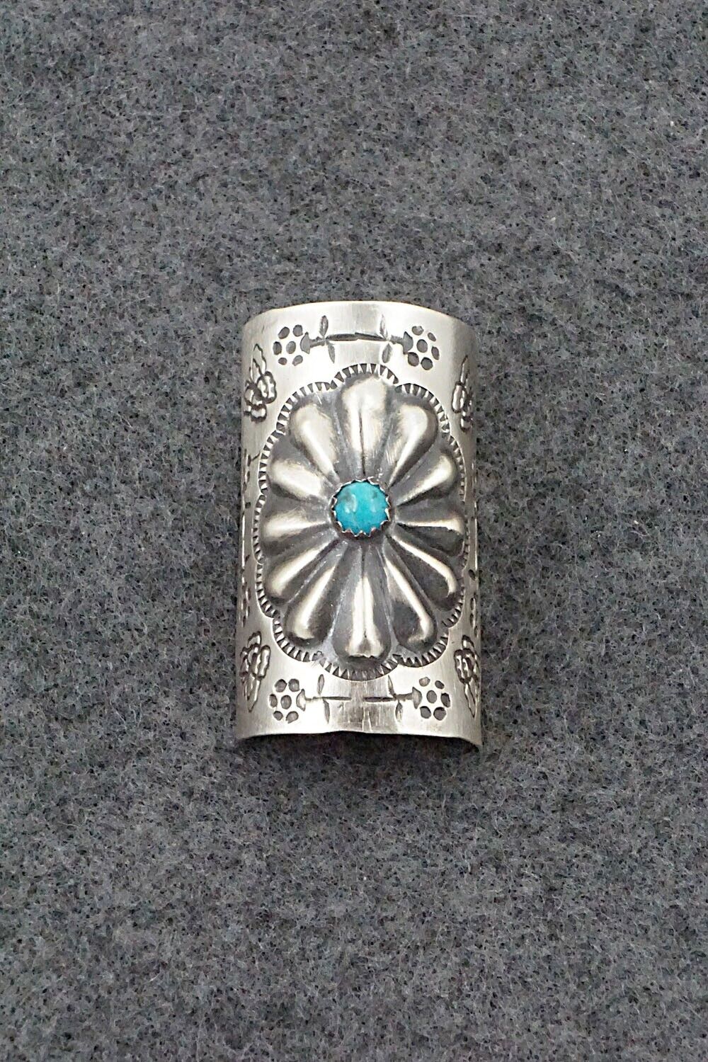 Turquoise & Sterling Silver Hair Pin - Arlene Soce