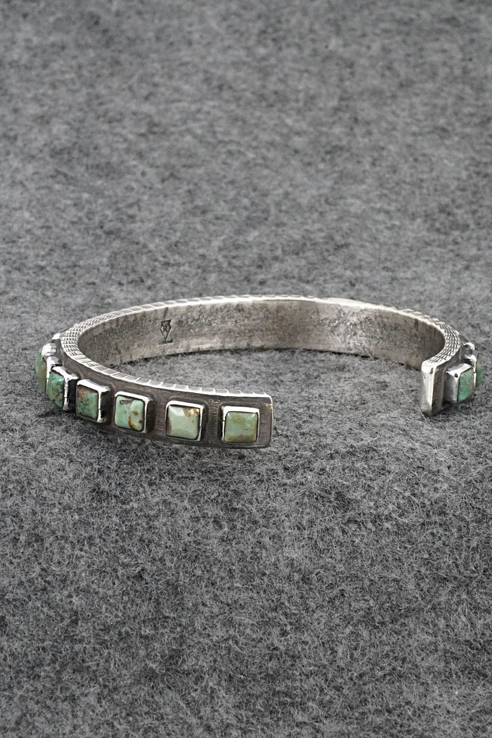 Turquoise & Sterling Silver Bracelet - Ernest Rangel