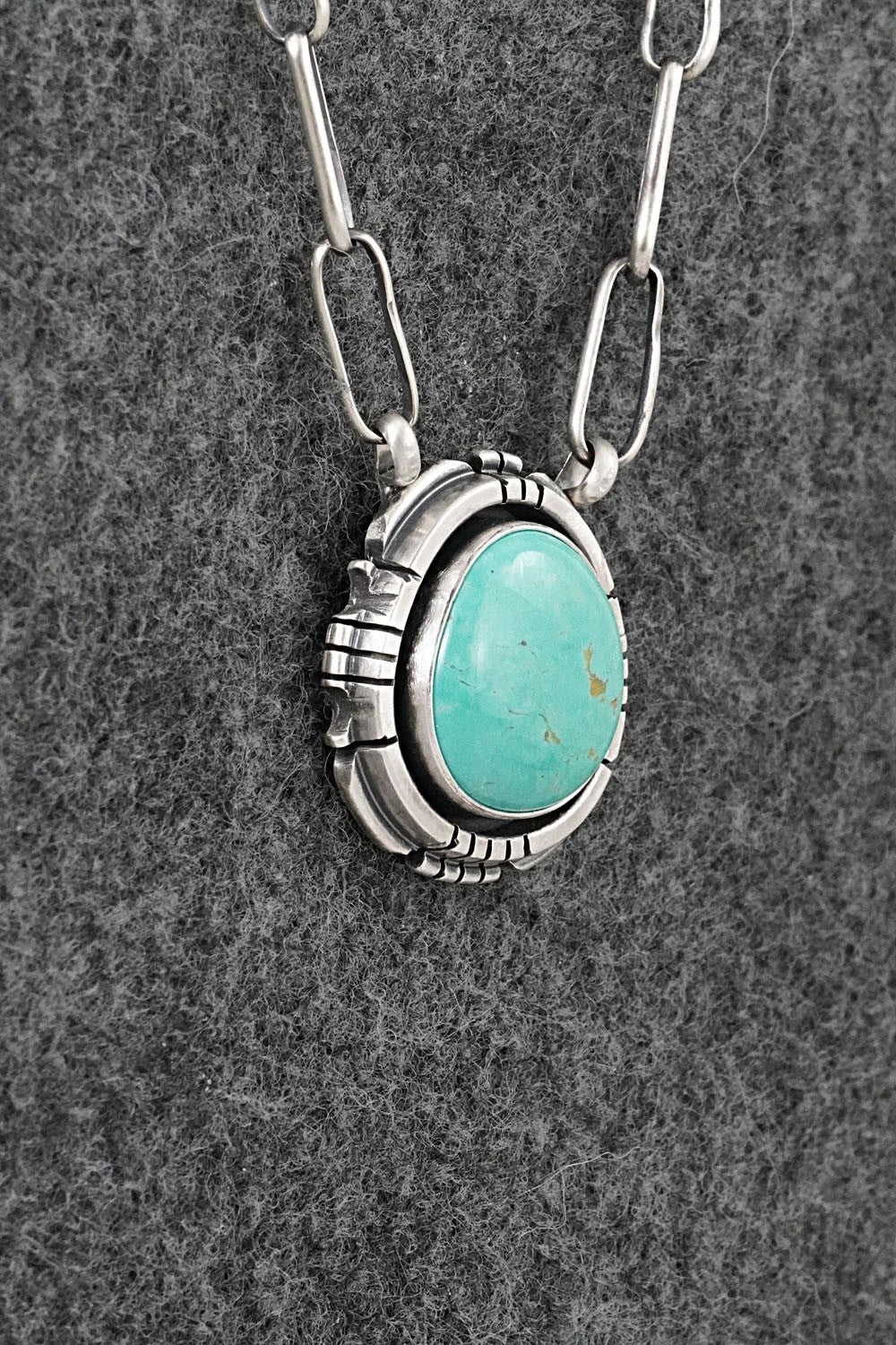 Turquoise & Sterling Silver Necklace - Daniel Benally