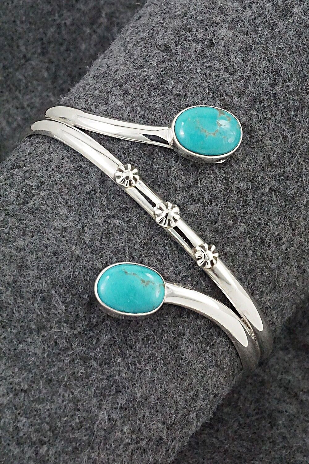 Turquoise & Sterling Silver Bracelet - Thomas Yazzie