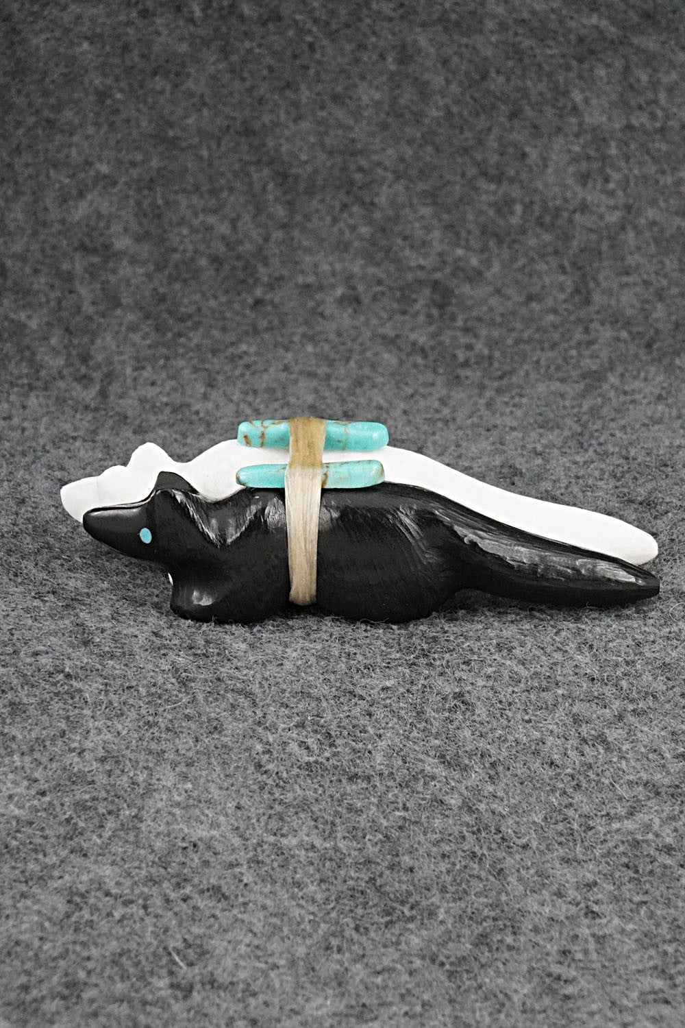 Wolf Zuni Fetish Carving - Herbert Halate
