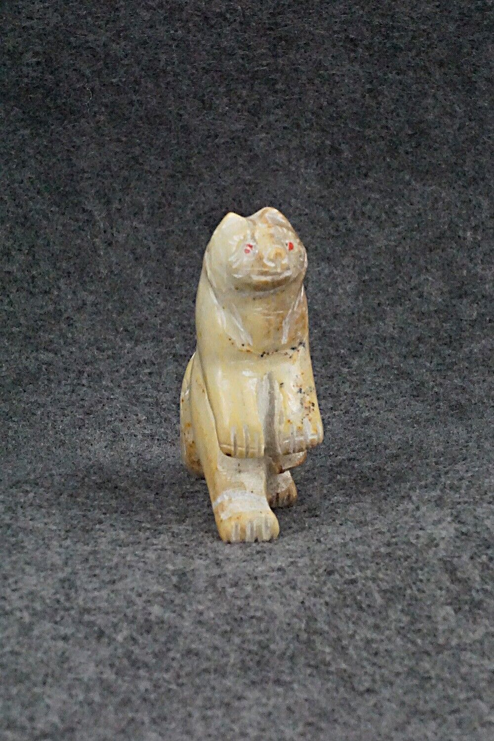 Wolf Zuni Fetish Carving - Cody Nastacio