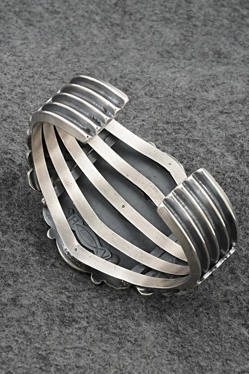 Turquoise & Sterling Silver Bracelet - Hank Vandever