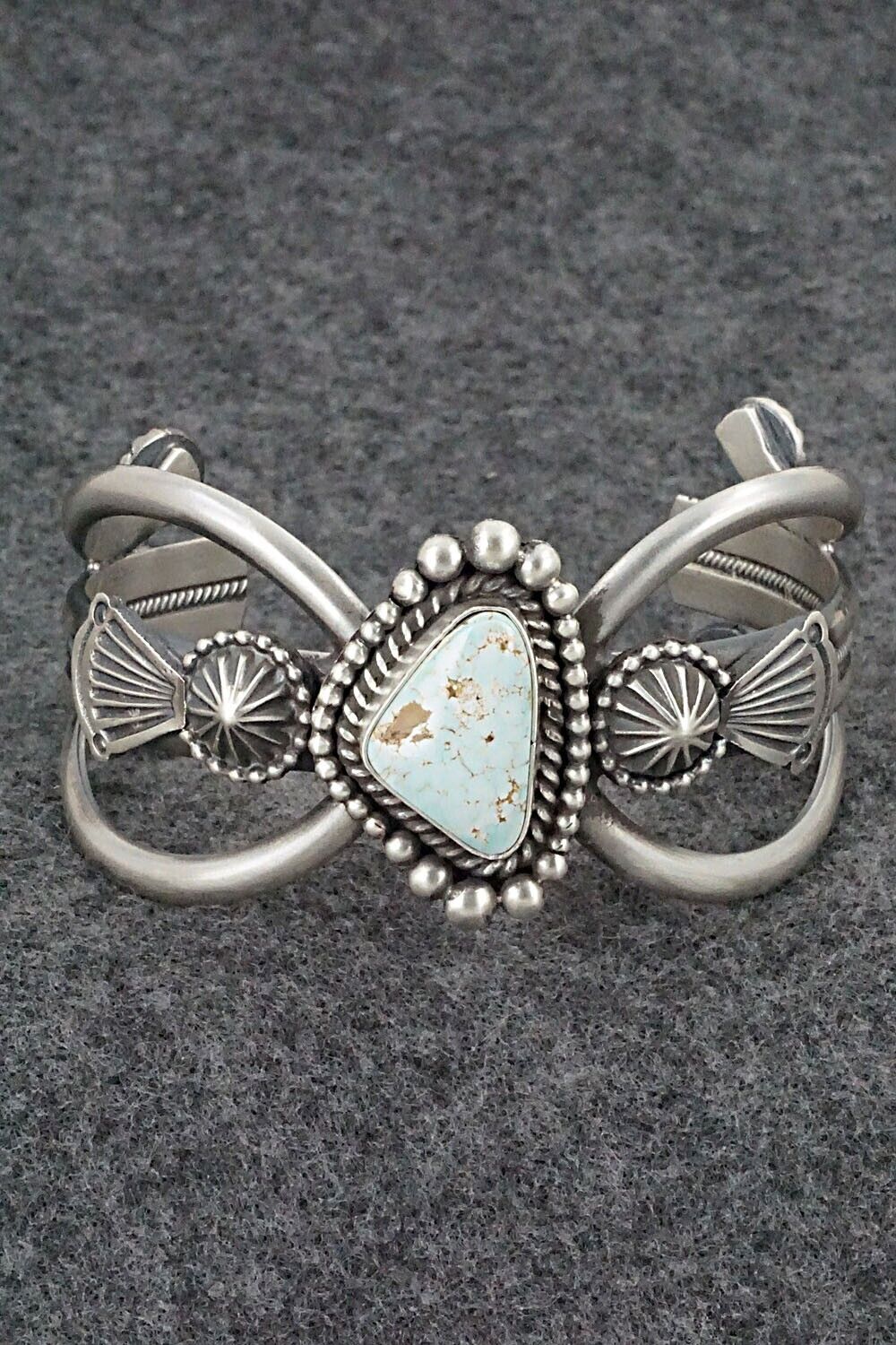 Turquoise & Sterling Silver Bracelet - Michael Calladitto