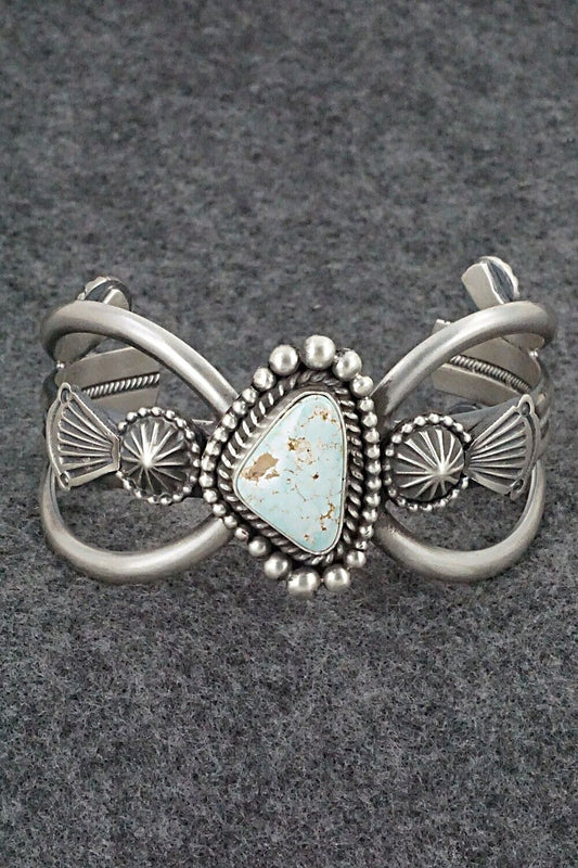Turquoise & Sterling Silver Bracelet - Michael Calladitto