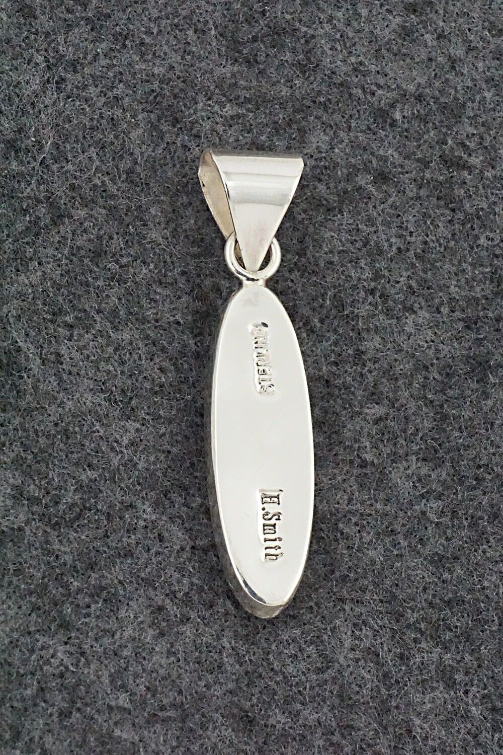 White Buffalo & Sterling Silver Pendant - Harold Smith