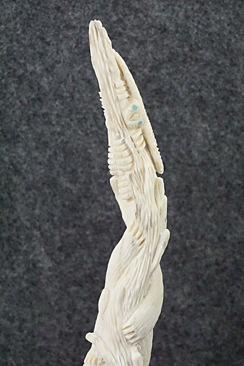 Bears & Owls Zuni Fetish Carving - Destry Siutza