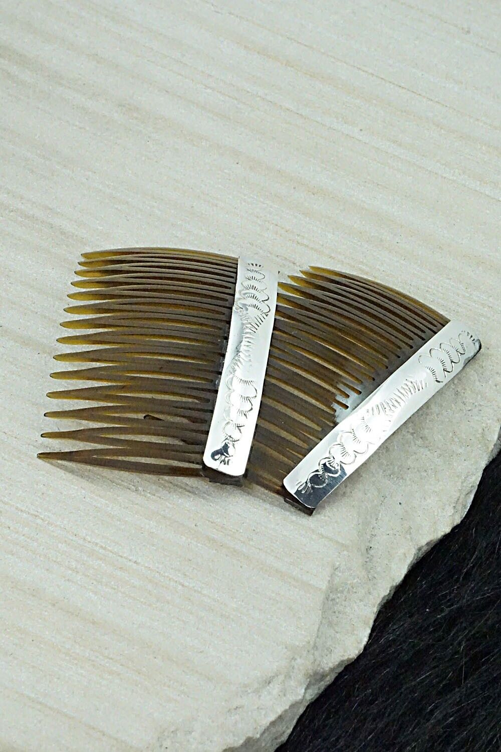 Sterling Silver Hair Combs - Randall Dalgai