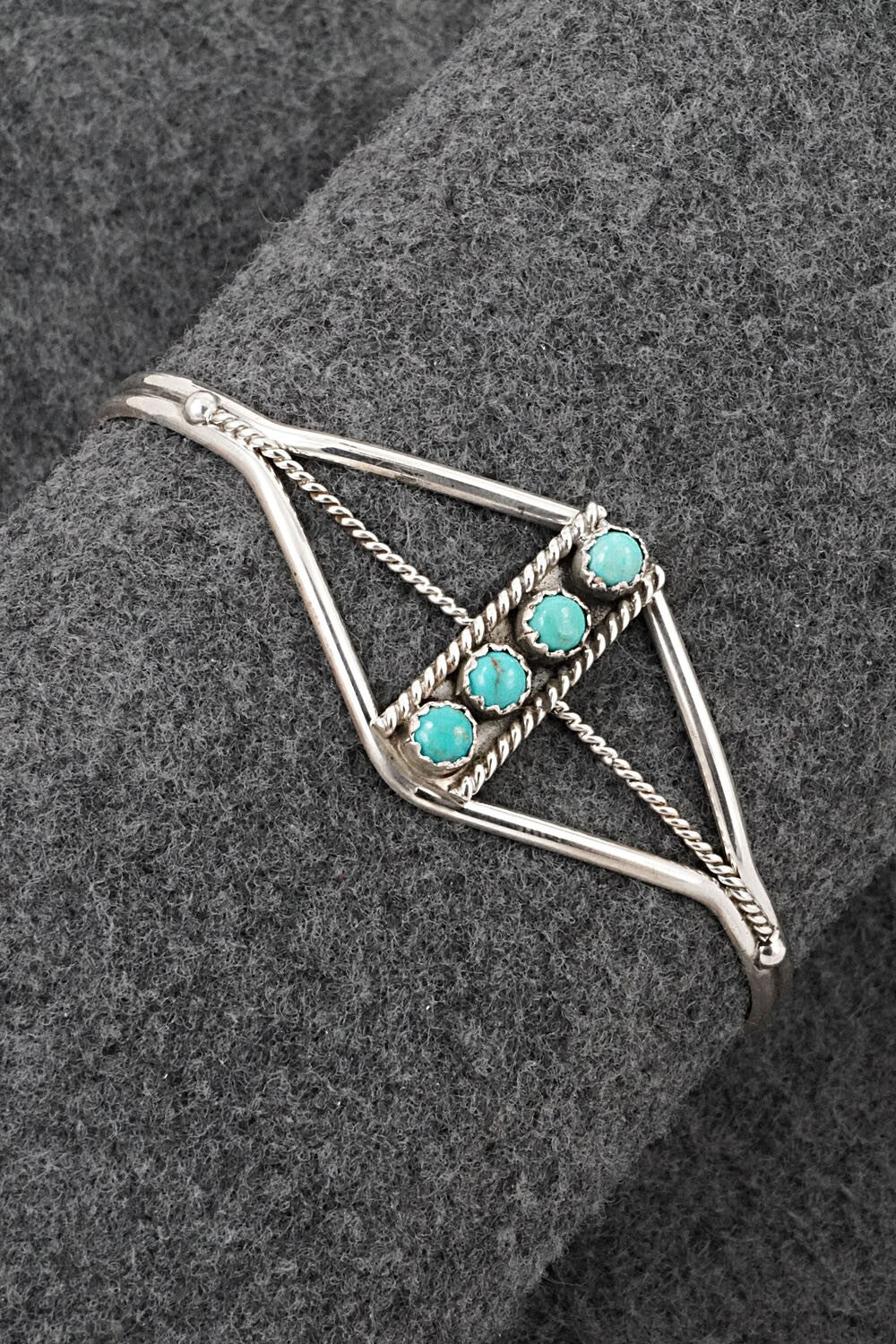 Turquoise & Sterling Silver Bracelet - Janice Spencer
