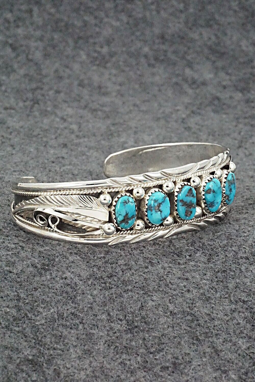 Turquoise & Sterling Silver Bracelet - Davey Morgan