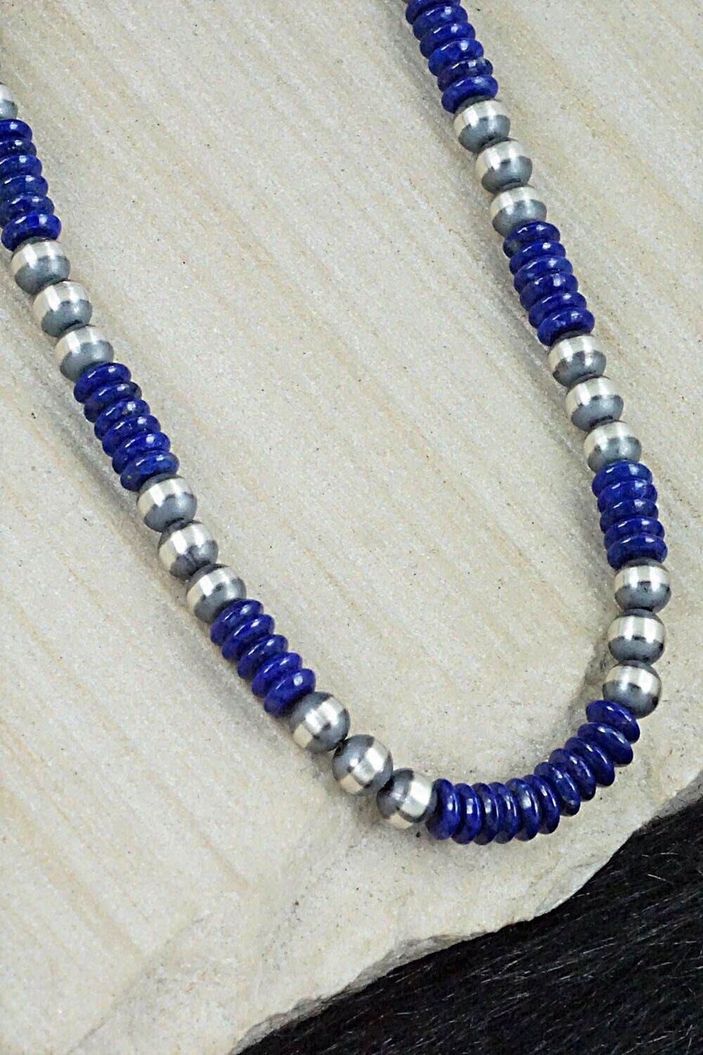 Lapis & Sterling Silver Necklace - Doreen Jake