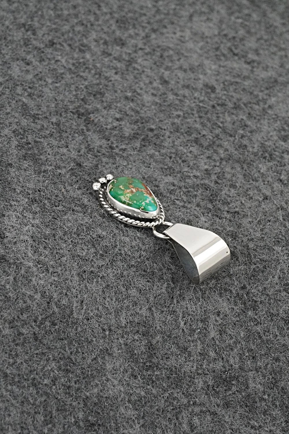 Turquoise & Sterling Silver Pendant - Rosemary Saunders