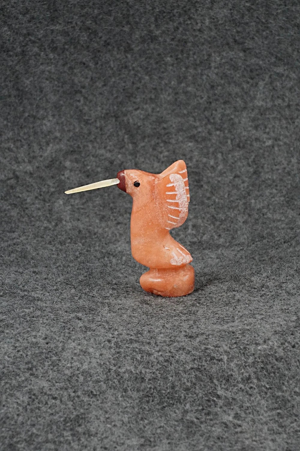 Humming Bird Zuni Fetish Carving - Justin Red Elk