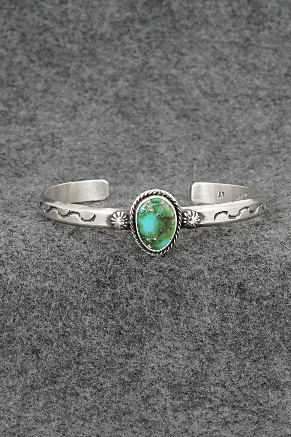 Turquoise & Sterling Silver Bracelet - Samuel Yellowhair