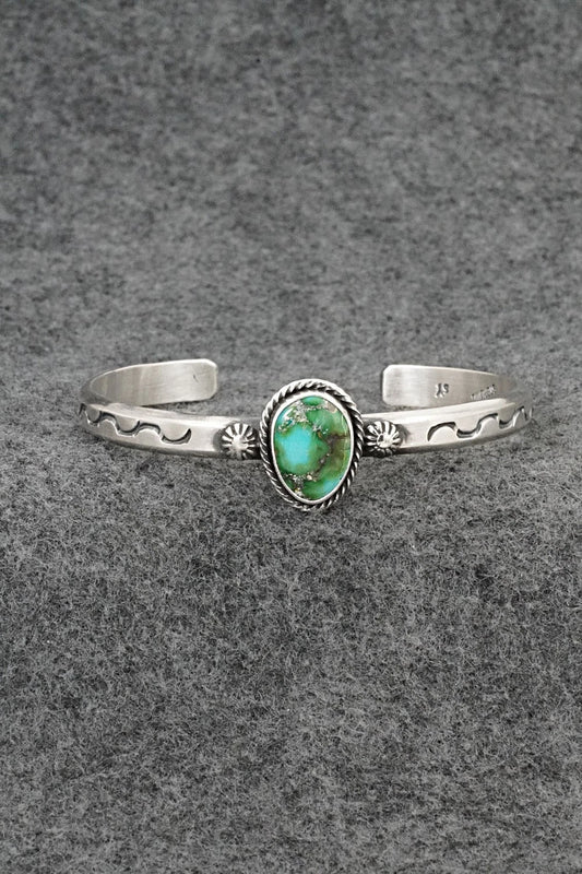 Turquoise & Sterling Silver Bracelet - Samuel Yellowhair