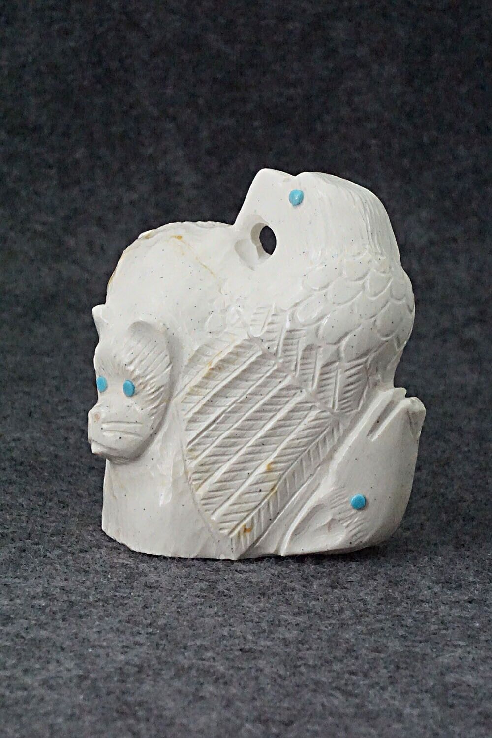 Six Direction Zuni Fetish Carving - Derrick Kaamasee